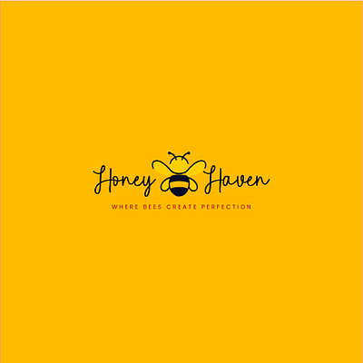 Honey Bee Beekeeper Nature Logo bee honey logo logodesign nature nature logo sweet