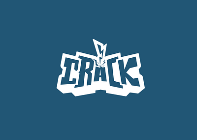 "Crack Studio" creative agency branding design brand identity branding design graphic design illustration logo logo design typography vector