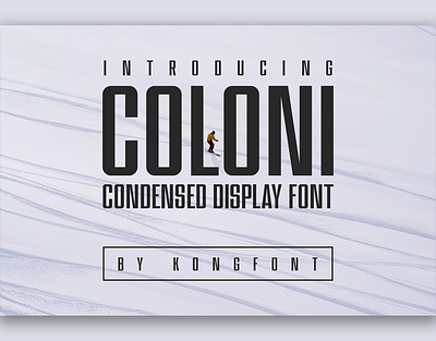 Coloni - Modern Sans Serif Font branding design font handwritten illustration italic logotype script typeface ui