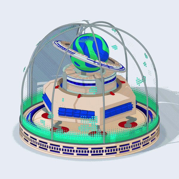 Control system 3d animation design gif illustration loop loop animation motion motion design motion graphics
