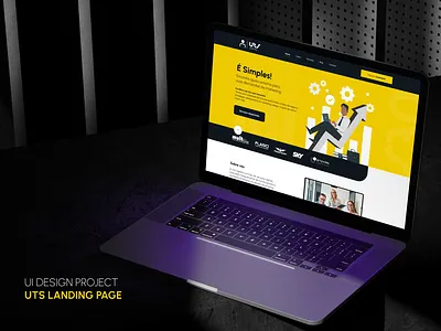 Landing page Agency - UTS design graphic design interface landing page page ui