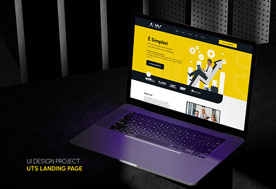 Landing page Agency - UTS design graphic design interface landing page page ui