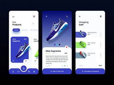 new shoes app design branding graphic design ui