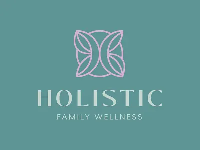 Holistic Family Wellness Logo abstract icon doctor eastern medicine family flower of life health healthcare holistic holistic family wellness natural natural medicine wellness western medicine wholistic wordmark