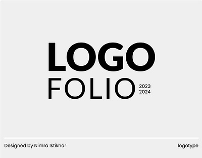 Logo Folio animation branding graphic design logo motion graphics ui