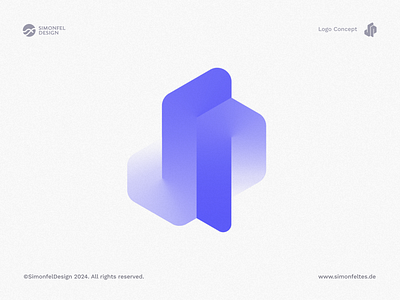 JP Logo Design Concept brand clean cloud coding construction geometric gradient grain isometric j jp lettermark letters logo minimal modern p purple tech vibrant