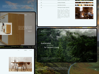 Minimalistic landing page. Furniture and Innovation dailyui design figma landing minimal minimalistic site ui web web design wood