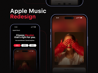 Apple Music | Redesign branding design redesign ui ux