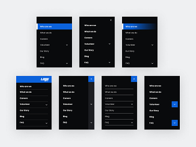 Navigation UI app concept design graphic design navigation navigationbar ui uidesign uiux user userinterface website