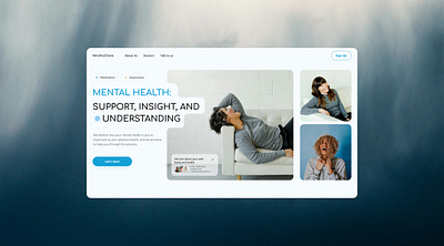 Mental health design health mental mental health ui