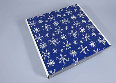 Vantage Christmas Packaging blue box branding christmas christmas design christmas packaging design graphic design illustration packaging pattern vantage white