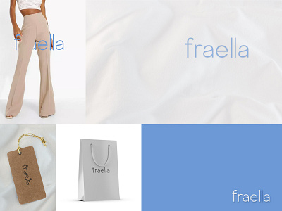 FRAELLA LOGO DESIGNS brand branding design fraella graphic design jrraystudio logo textile tshirt typography vector word