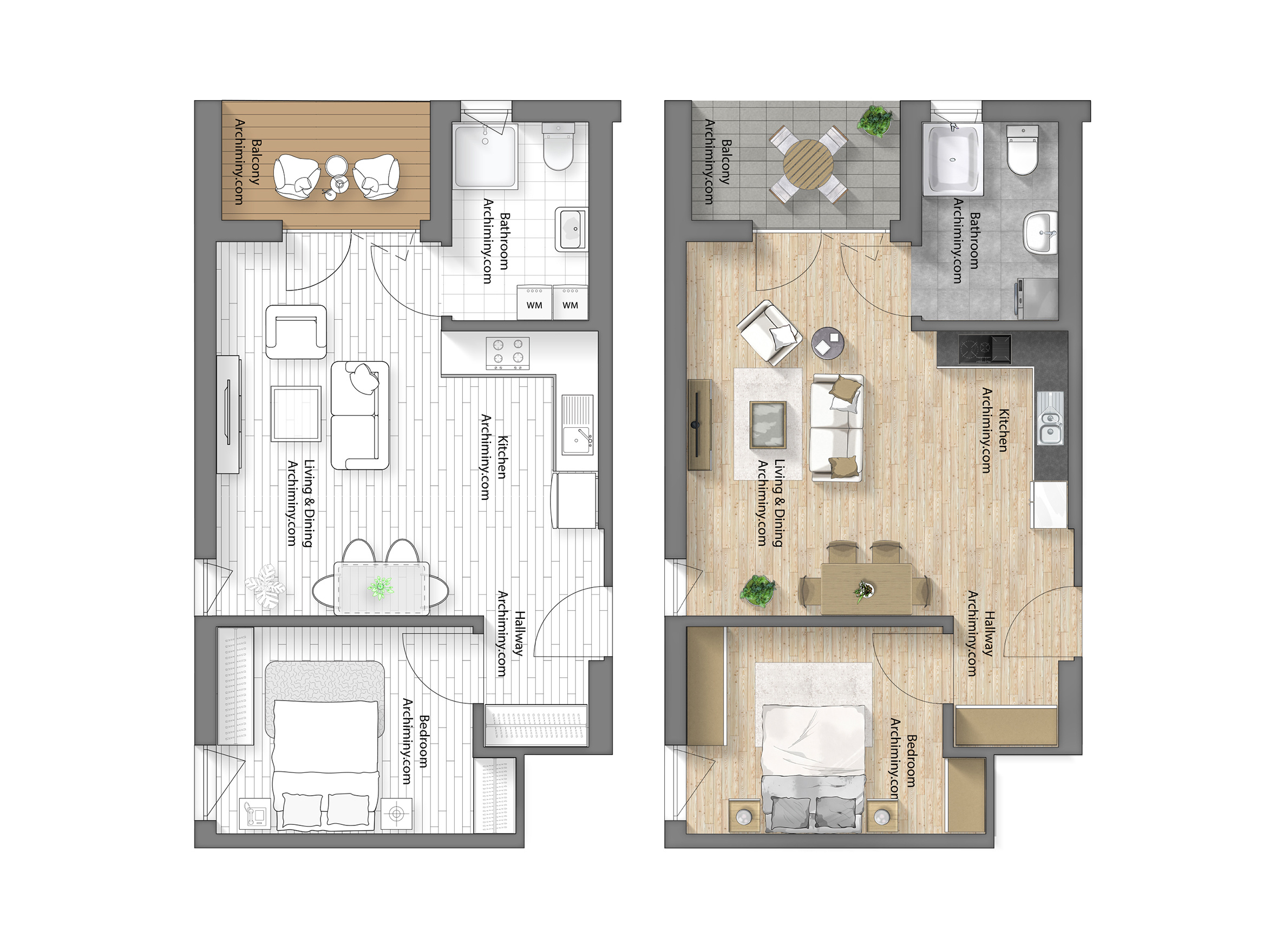 Floor plan design for architecture & real estate 2d floor plan 2d rendering archiminy architecture portfoilo design floor plan floor plan design illustration interior layout photoshop rendering rendering