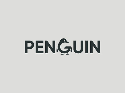 Penguin Logo creative logo flat logo icon logo letter logo logo logo design minimalist logo penguin logo timeless logo wordmark logo