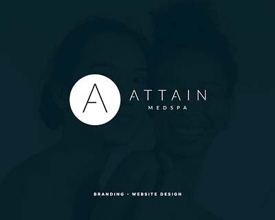 Attain Medspa Website branding design graphic design logo medspa ui ux web design website website design
