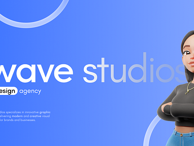 Wave Studios - A Design Agency 3dcharacter agencylogo artoftheday artwork branding businessdesign creativeagency creativedesign designagency designstudio designtrends digitalart graphic design graphicsolutions innovativedesign moderndesign visualdesign wavestudios