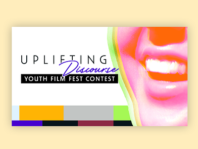 Film Fest // Concept Design 1920x1080 art direction branding colorful film fest graphic design layout retro title card visual design system
