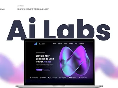 AI Labs 3d animation branding figma graphic design illustrator logo motion graphics photoshop ui ux xd