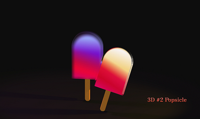 3D #2 Popsicle 3d animation motion graphics ui