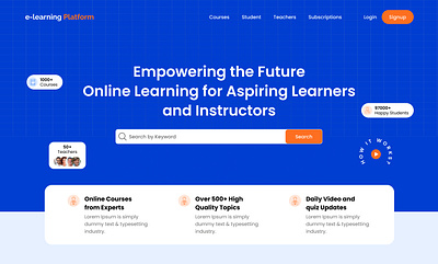 E-learning Web UI education ui elearning design learning web ui