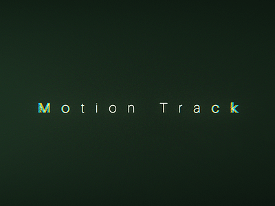 Motion Tracking 3d animation motion design motion graphics
