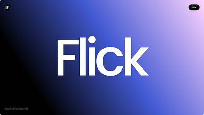 FLICK app design ui ux