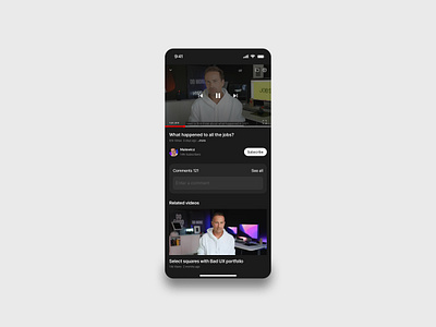 Video Streaming app interface components dailyuichallenge design mobile streaming app ui ux video stream