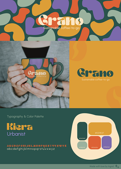 Grano Cafeteria branding cafeteria coffee graphic design logo menu mobile sustainability website