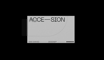 Accession branding and art direction concept art direction brand identity branding logo design