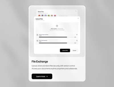 File exchange card ~ Product design app design card card design design file design file exchange file exchange design minimal minimalistic modern modern design onboarding product product design ui web design webdesign website card design website design