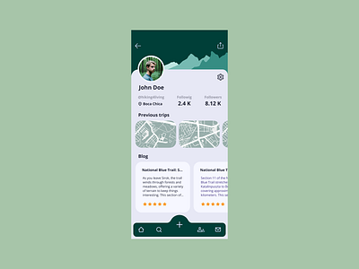 Daily UI - Day 6 app dailyui design figma illustration profile ui uiux