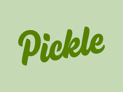 Pickle handlettering handtype hashtaglettering lettering process vector vectormachine