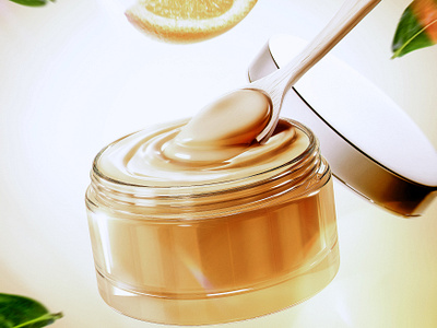 PHOTOMONTAGE´S COMPOSITION SKINCARE WITH ORANGE EXTRACTS