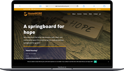 HomeMore Carefree Co-Living web design web development wordpress