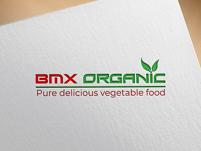 BMX ORGANIC LOGO DESIGN illustration