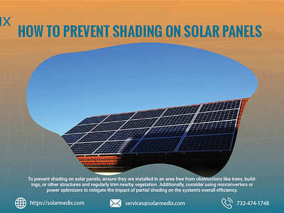 🌞 Prevent Shading on Your Solar Panels 🌞 shade on solar panels solar medix solar panel solar panel maintenance solar panel shading solar system care solar system maintenance