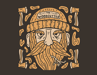 The Woodcutter design graphic design illustration