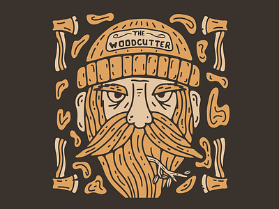 The Woodcutter design graphic design illustration