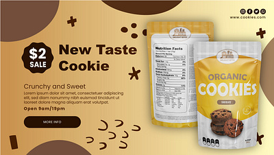 Delightful Cookie Packaging Design 🍪 branding design graphic design illustration logo