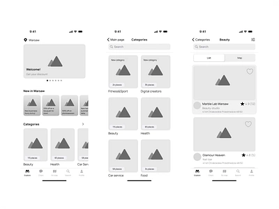 Booking app - warframes of listing bookingapp ios listing materialdesign