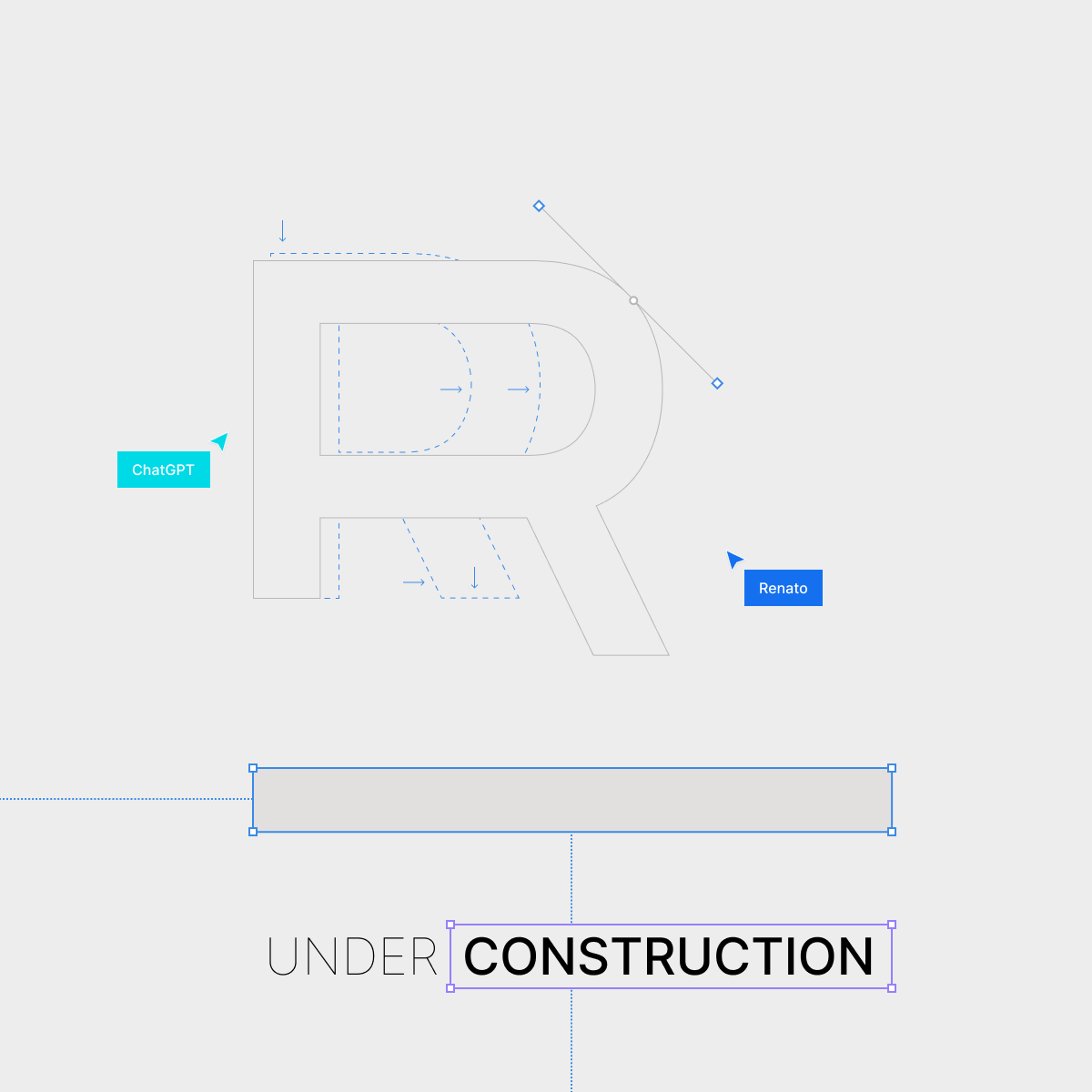 Under construction branding design logo marca ui