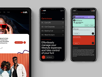 Culr - Lifestyle Fintech Branding app brand identity branding design graphic design leisure lifestyle logo logo design logotype minimal ui vector visual identity