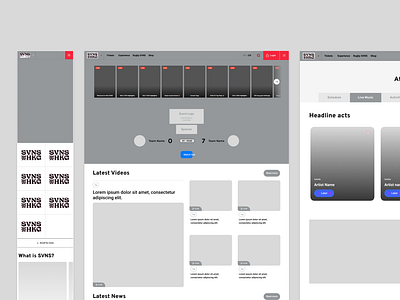 HSBC SVNS Wireframes design ux web design wireframes