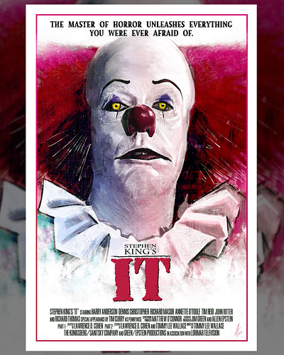 Pennywise illustration it pennywise tim curry