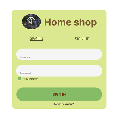 shop ux and ui design