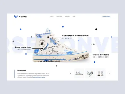 Calceus - Dashboard Prototype clean design commerce dashboard e commerce ecommerce herosection home page prototype uiux web web design website