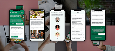 PeopleGrove - Landing Page Updates - Iterations branding design edtech education landing page product design ui ux web web design