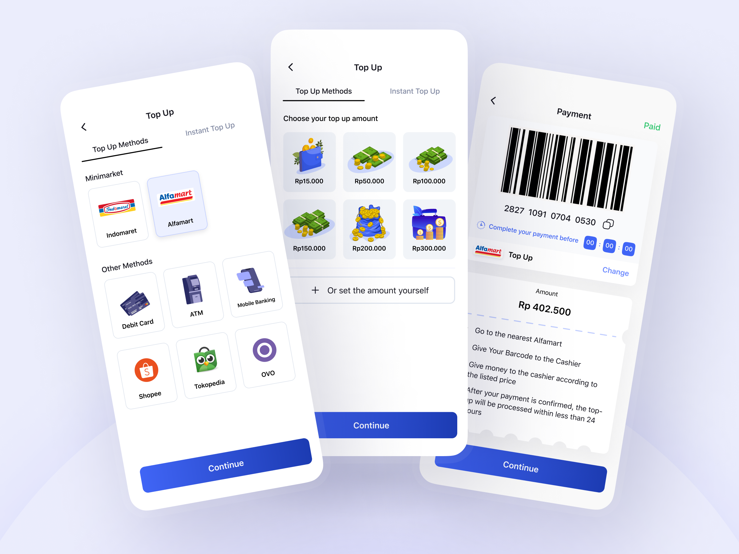 E-Wallet - Top Up Feature aplication e wallet feature finance reference top up ui ui design visual design