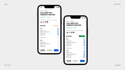 Daily UI#042: To-do app daily ui fitness sport ui visual design