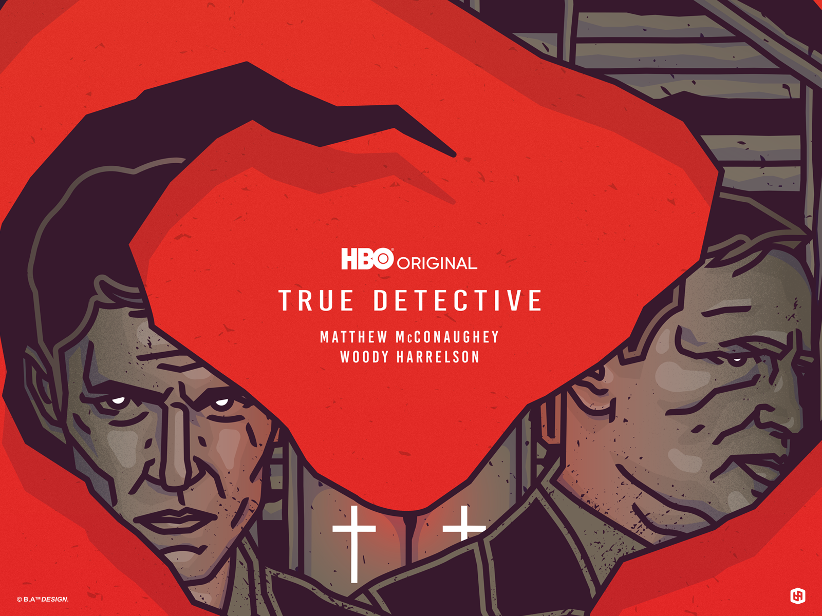 True Detective™ art artwork branding design digital illustration fanart graphic design illustration poster vector